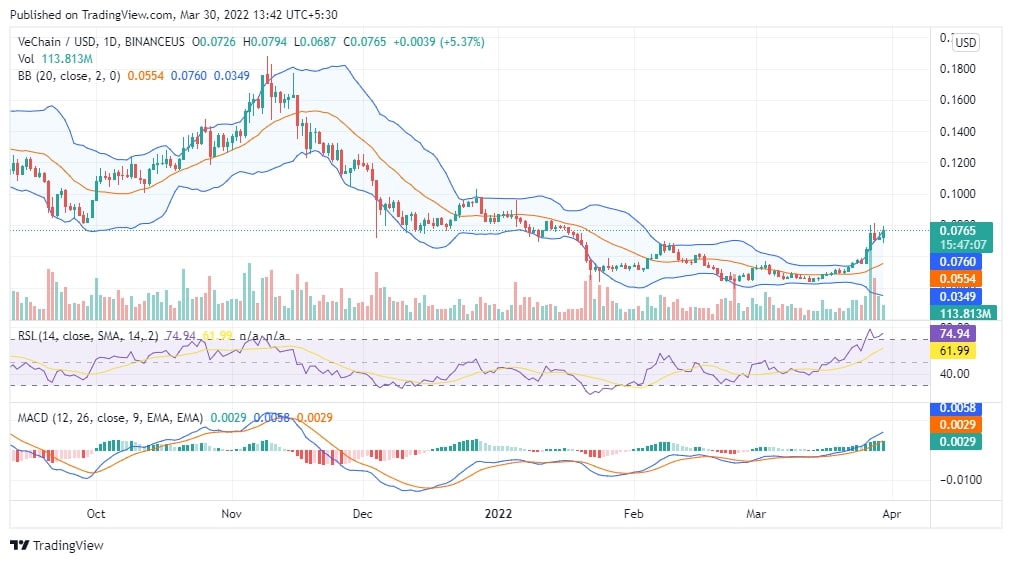 VET Price Chart